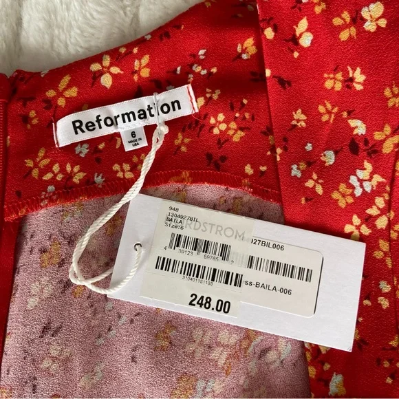 🌿NWT Reformation Lacey Dress in Baila